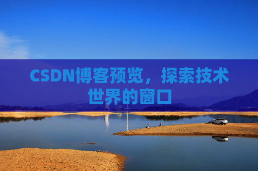 CSDN博客预览,探索技术世界的窗口